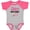 Heather and Hot Pink, variant on Inktastic Future Tennis Player Baby Girl Girls Baby Bodysuit