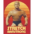 thumbnail image 2 of Men's Stretch Armstrong Retro Sunset  Graphic Tee Red Heather Large, 2 of 5