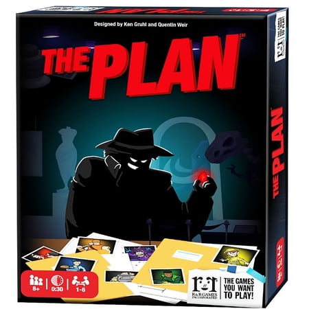 The Plan - R&R Games - Art Museum Heist Card & Tile Game, Ages 8+, 1-5 Players, 20-30 Min