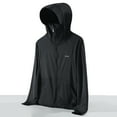 thumbnail image 2 of YUGYXL Women's Sun Protective Jacket Full Zip UPF 50+ UV Sun Protection Clothing Lightweight Long Sleeve Hoodie Sun Shirt XXL Black, 2 of 3