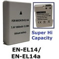 thumbnail image 2 of Hi Capacity EN-EL14a EN-EL14 Lithium Ion Battery for Nikon D3400 D5600, 2 of 3