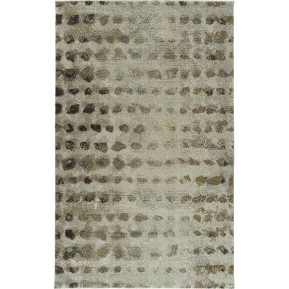 Dalyn Aero Area Rug AE5 Ae5 Putty Putty Rings Dotted 3' 3" x 5' 3" Rectangle