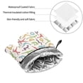 thumbnail image 7 of Yoga Asanas Poses 4Pcs Oven Mitts and Pot Holders Sets Oven Kitchen Gloves Hot Pads for Cooking BBQ Baking Grilling, 7 of 7