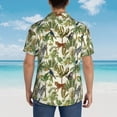 thumbnail image 6 of Haiem Jungle Animals Printed Hawaiian Shirt for Men - Men’s Casual Beach Summer Shirts - Stretch Fabric with Modern Fit-Small, 6 of 9