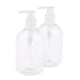 thumbnail image 3 of 2 botellas vacías de plástico para champú y acondicionador, rellenables y con dispensador de crema. Bomba blanca de 350ml, 3 of 9