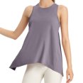 thumbnail image 2 of Workout Tank Tops Woman Crewneck Tie Back Sleeveless Shirt Athletic Open Back Yoga Gym Tanks Summer Outfits, 2 of 6