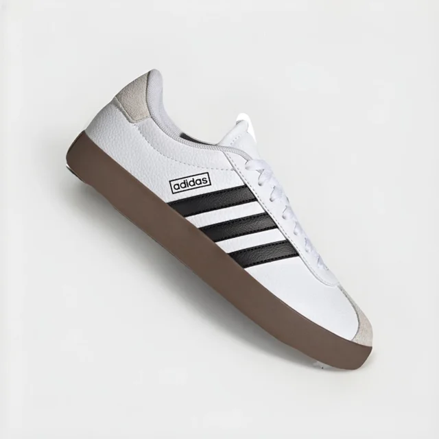 Adi - das VL Court 3.0 White/ Black Men Size 10 Comfort Walking Casual School Shoe