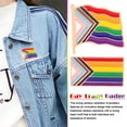 thumbnail image 4 of ZOUBAOQ Enamel Badges Pins LGBT Lesbian Gay Rainbow Flag Lapel Pins Bisexual Asexual Pride T5E6 Pins Love Transgender Rain Brooches Flag, 4 of 9