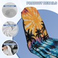thumbnail image 6 of Uorisanigo Car Seat Cover Front Seats Only Auto Accessories Protectors Decor Colorful Tie Dye Palm Tree Vehicle Sweat Towel Protector Easy to Install Suitable for Cars, SUV and Trucks, 6 of 8