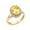 Yellow, variant on Bling Jewelry Womens 3CT Yellow Citrine Halo Ring Oval CZ Gold Plated Silver