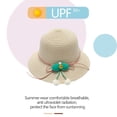 thumbnail image 4 of Conjunto de sombrero y bolso de paja para niñas Sombreros para fiestas de té para niñas Monederos Gorras de vestir Bolsos Regalo para cumpleaños Verano Playa Viajes, 4 of 5