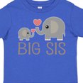 thumbnail image 4 of Inktastic Big Sis Elephant Girls Toddler T-Shirt, 4 of 5