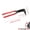 249mm 90° Cranked Metal Bending Pliers, variant on 180 Degree Sheet Metal Bending Pliers Straight Jaw Hand Bender for Metal Sheet Bending Work