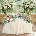thumbnail image 4 of YIKA Festival Decorations Wedding Simulation Flower Welcome Flower Signboard Flower Table Photography Decoration Wedding Supplies Two Piece Set Bouquets Decoration, 4 of 6
