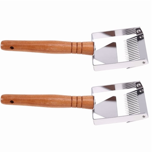 Honey Fork, Honey Shovel, Honey Extraction and Harvesting, Multi-Toothed Honeycomb Planer, Beekeeper Tool