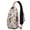 Greenish-blue-18, variant on Kawaii Llama and Alpaca Cartoon Print Sling Backpack – Durable, Water-resistant, Ergonomic Fit – Funny and Adorable Pattern
