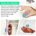 thumbnail image 2 of Sous Vide Magnet Clips - Ensure Perfectly Cooked Meals with These Food Grade Silicone-Coated Sous Vide Magnets! Keep Bags Submerged & Prevent Floating - Pack of 12, 2 of 6