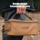 thumbnail image 4 of Bolsa De Almacenamiento Para Camping Al Aire Libre, Organizador De Vajilla, Equipo Para Picnic Y Barbacoa, Bolsa De Transporte Portátil Para Viajes, Marrón, 4 of 8