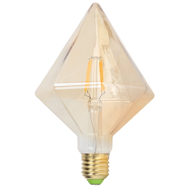 Bombilla de filamento LED estilo retro forma de pirámide 4W E27 bombilla para iluminación del hogar luz cálida