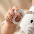 thumbnail image 5 of Baby Bottle Handle Accessory, Soft Silicone Grip Handle Replacement for Infant Feeding Bottles, Ergonomic Easy Hold Trainer Handle for Toddlers and Babies, Safe and Flexible Grip Attachment, White, 5 of 6