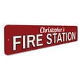 thumbnail image 3 of Fire Station Name Novelty Decor, Metal Wall Sign - 4x18 Inches, 3 of 4