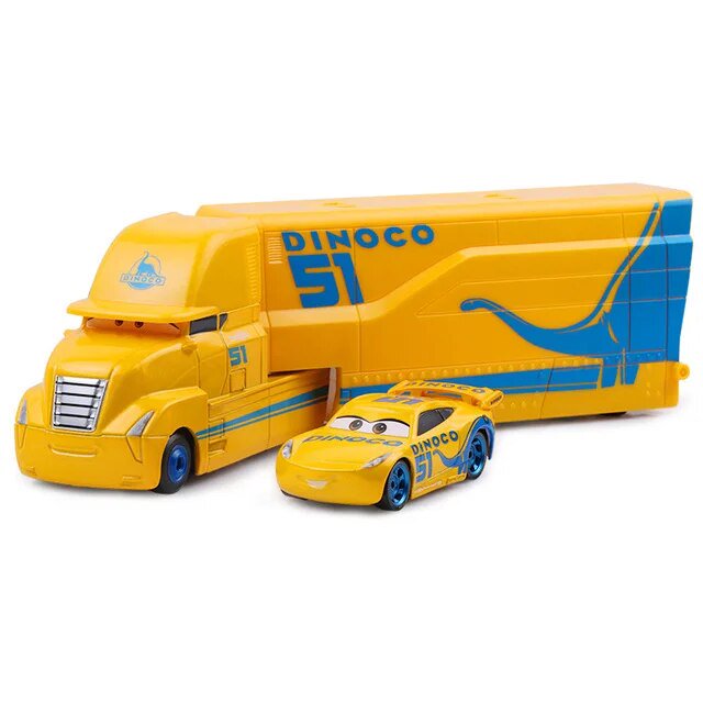 Disney-coches de Pixar Cars 2 y 3 para niños, juguetes de Rayo McQueen, Jackson Storm, tío Mack, camión 1:55, coche fundido a presión, regalo de Año Nuevo