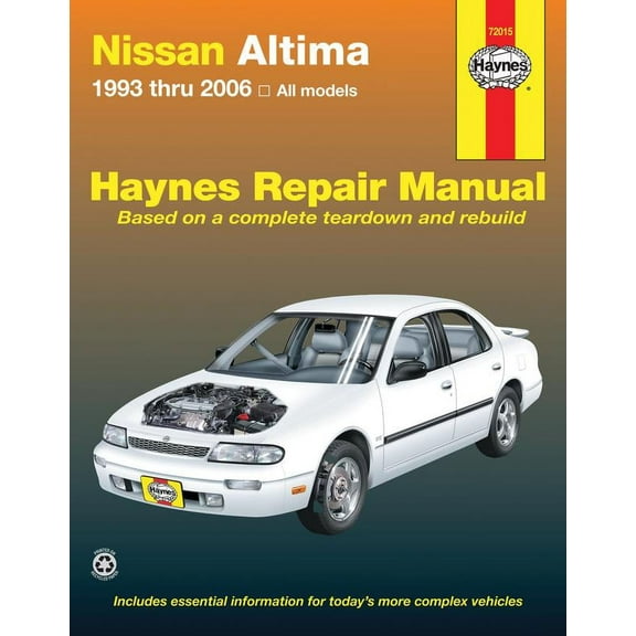 Nissan Altima (93-06) for Altima Haynes Repair Manual ^