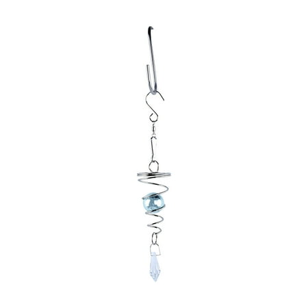 

XFLWAM Glass Ball Jewelry Stainless Steel Rotating Wind Chime Crystal Pendant