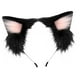 thumbnail image 3 of Diadema con orejas de gato para cosplay, divertida decoración, accesorios para el cabello, aro para el cabello con orejas negro rosa, 3 of 8