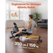 KFFKFF Magnetic Rowing Machine with 16 Adjustable Resistance Levels, Foldable Design for Home Use, 350 lbs Capacity, Smooth Pulley System, Bluetooth App Integration, and LCD Display