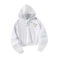thumbnail image 1 of Sudadera con capucha para mujer, sudadera con capucha de gran tamaño para mujer, ganso lindo, sudadera blanca de manga larga de moda, sudadera con M, 1 of 8