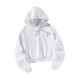 thumbnail image 1 of Sudadera con capucha Sudaderas con capucha deportivas Ganso lindo, Tela de otoño blanca, Suéter de manga larga, Sudadera con capucha informal para L, 1 of 10