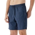 thumbnail image 4 of Gym Shorts Men 7 Inch Mens Athletic Shorts Quick Dry 7 Inch Running Shorts Breathable Mesh Gym Workout Shorts with Zipper Pockets, 4 of 5