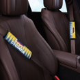 thumbnail image 3 of Chririnla Car Seat Belt Covers Skin-Friendly Polyester Fabric, Compatible with, Suitable for Sedan, Colombia Flag Theme, 3 of 8