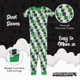 thumbnail image 4 of Conjunto de pijama Minecraft para niños, 4 piezas, 100% algodón, ajuste ceñido, 6 años, 4 of 7