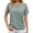 Waffle Knit Top GN1, variant on TrendOFT Waffle Knit Tops for Women 2026 Spring Summer Crew Neck Short Sleeve Shirts Casual Solid Women's Blouses Basic Tee Black L