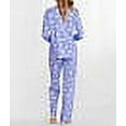 thumbnail image 3 of Karen Neuburger Womens Cardigan Jersey Knit Pajama Set Style-RLN0096, 3 of 5