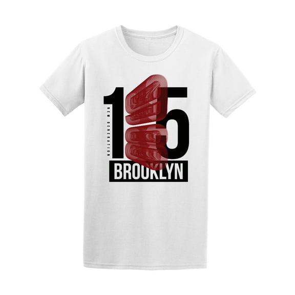 Brooklyn 15  T-Shirt Men -Image by Shutterstock, Male 4X-Large