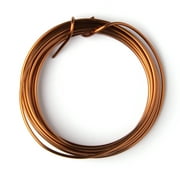 Cousin DIY Coated Copper Wire, Brown Finish, 16 Gauge, 9 ft Roll