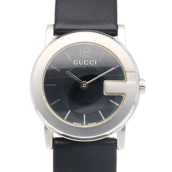 Pre-Owned Gucci Watch, Stainless Steel 101L Quartz Movement, Women's ,... (Good)
