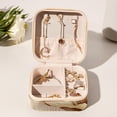 thumbnail image 6 of Shell Travel Portable Square Organizer Box: Earring Organizer & Jewelry Display for Girls and Women, 6 of 6