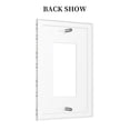 thumbnail image 2 of Disketp Leaves Decorator Light Switch or Receptacle Outlet Wall Plate Decorator Wall Plate Child Safe Outlet Cover-Style U, 2 of 6