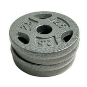 CAP Barbell, 10 lb Standard 1 Weight Plate Set, (2.5 lb x 4)