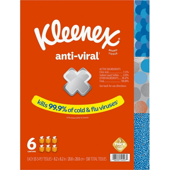 6PK KLEENEX