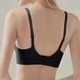thumbnail image 4 of Xijirk Tank Tops Seamless V Neck Jelly Bra Comfortable Supportive Wireless Bralette for Everyday Wear Camisole Tops for Women,Black,L, 4 of 5