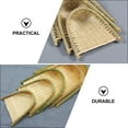thumbnail image 7 of LOLIPPYY 2Pcs Khaki Storage Baskets Decorative Bamboo Woven Handicrafts, 7 of 7