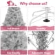 thumbnail image 2 of Árbol de Navidad Adiwiid de 1,8 m, plateado, con 550 puntas, 2 of 7