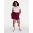 thumbnail image 2 of Time and Tru Women's Soft Utility Shorts, 4" Inseam, Sizes XS-XXXL, 2 of 6