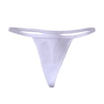 thumbnail image 1 of Womens Thong Low-Rise Seamless Sexy Underwear Threaded Cotton Panties, 1 of 8