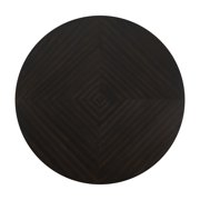 Powell Isla 45 Round Dining Table with Shelf, Espresso